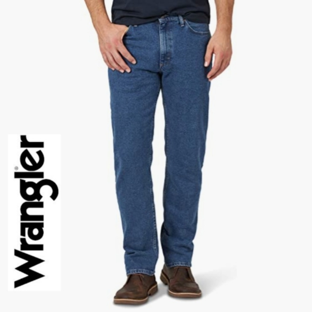Wrangler Men's 5 Pocket Regular Fit Flex Jeans